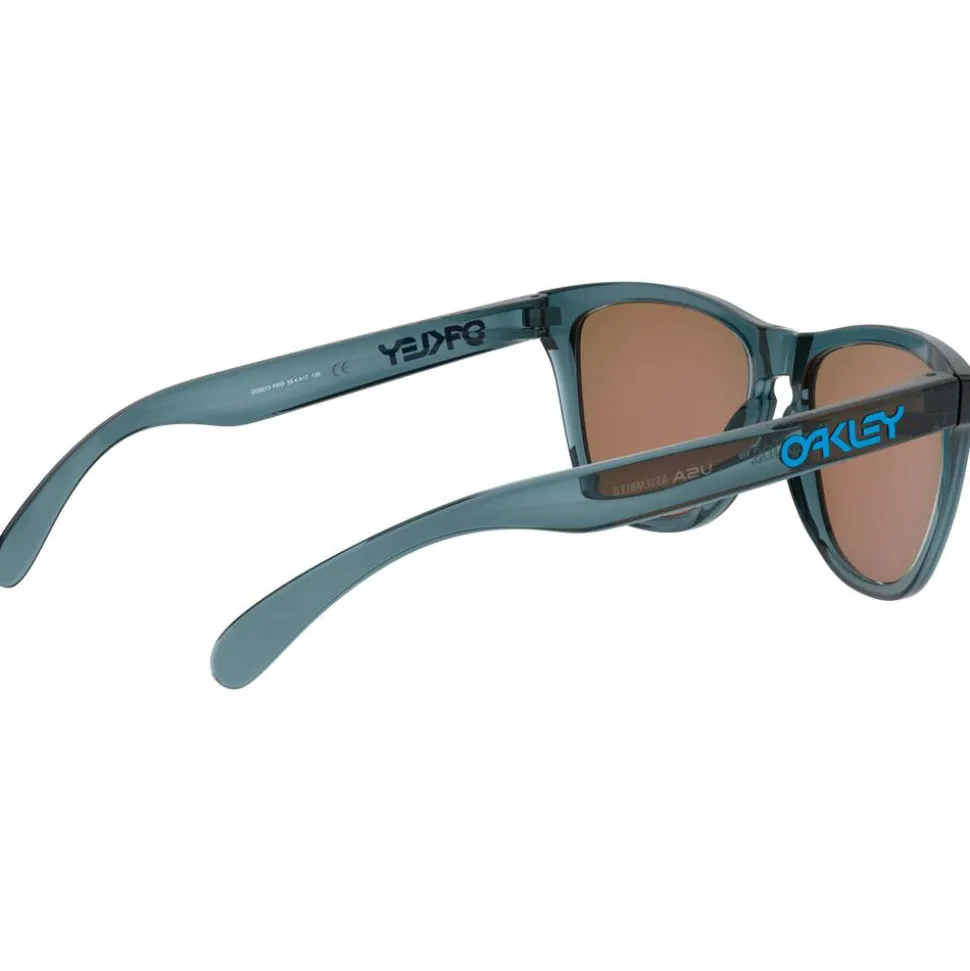 Lunettes de soleil Oakley Frogskins Crystal Black Prizm Sapphire Polarized