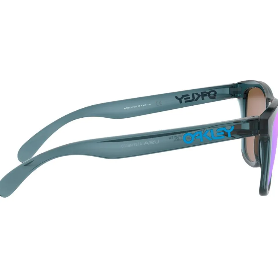 Lunettes de soleil Oakley Frogskins Crystal Black Prizm Sapphire Polarized