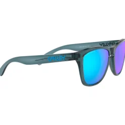 Lunettes de soleil Oakley Frogskins Crystal Black Prizm Sapphire Polarized