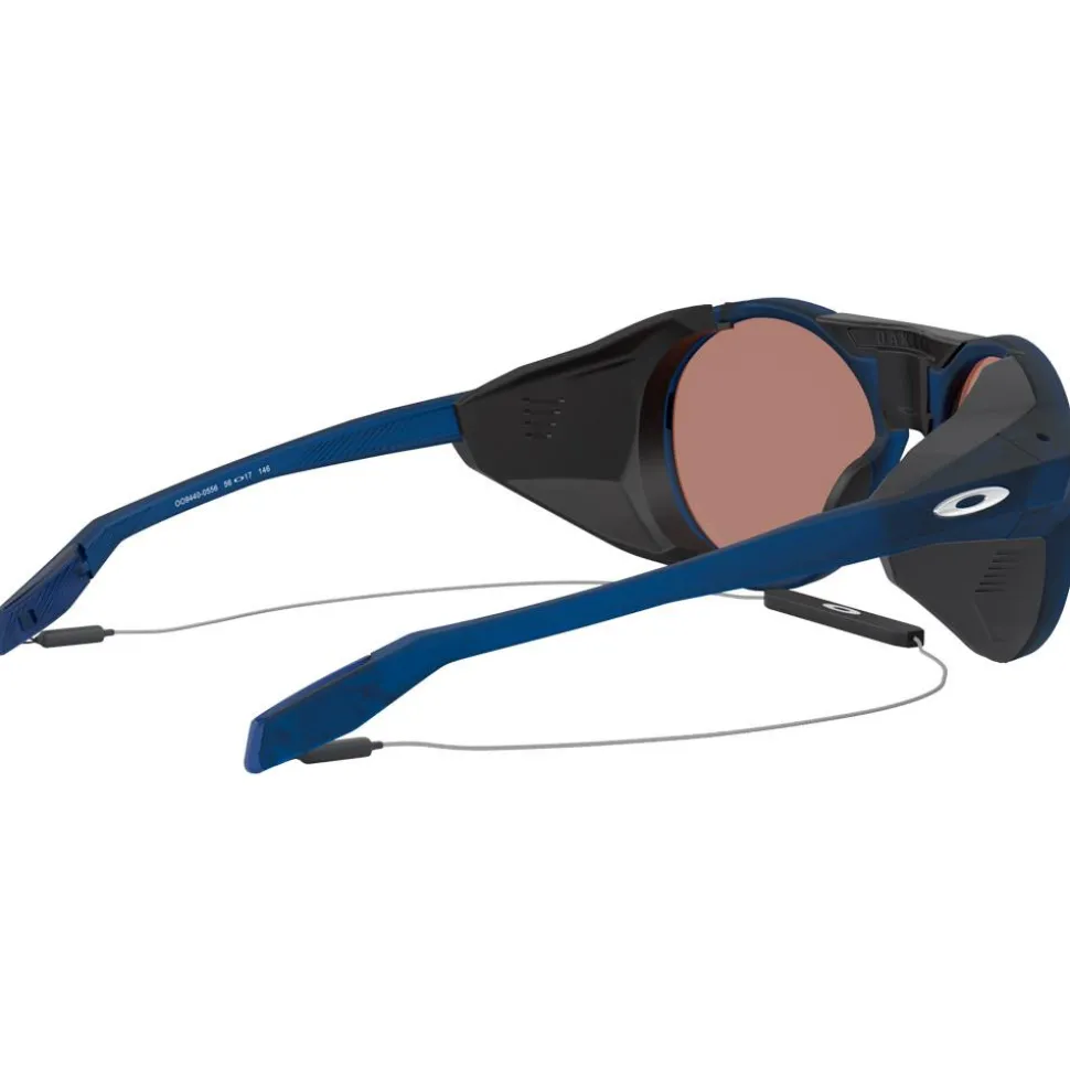 Lunettes de soleil Oakley Clifden Matte Translucent Blue Prizm Deep Water Polarized