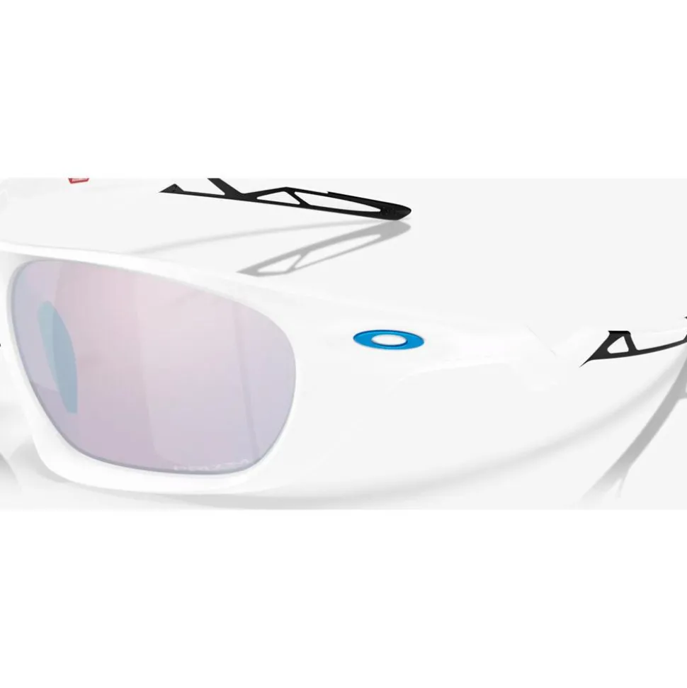 Lunettes de soleil Oakley Lateralis Matte White Prizm Snow Sapphire