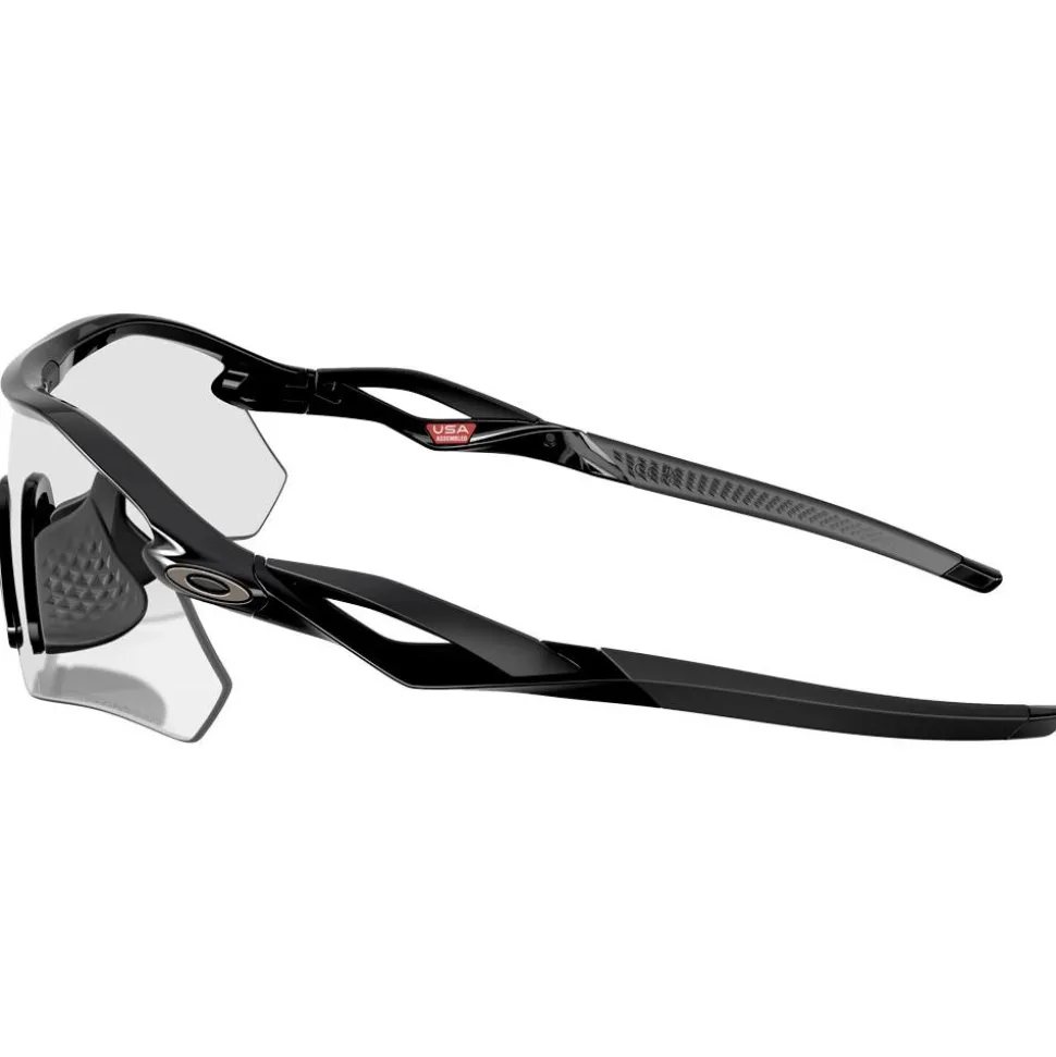 Lunettes de soleil Oakley Radar Plate Polished Black Clear To Black Iridium Photochromic