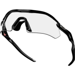 Lunettes de soleil Oakley Radar Plate Polished Black Clear To Black Iridium Photochromic