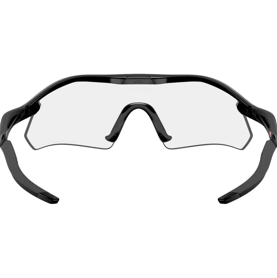 Lunettes de soleil Oakley Radar Plate Polished Black Clear To Black Iridium Photochromic