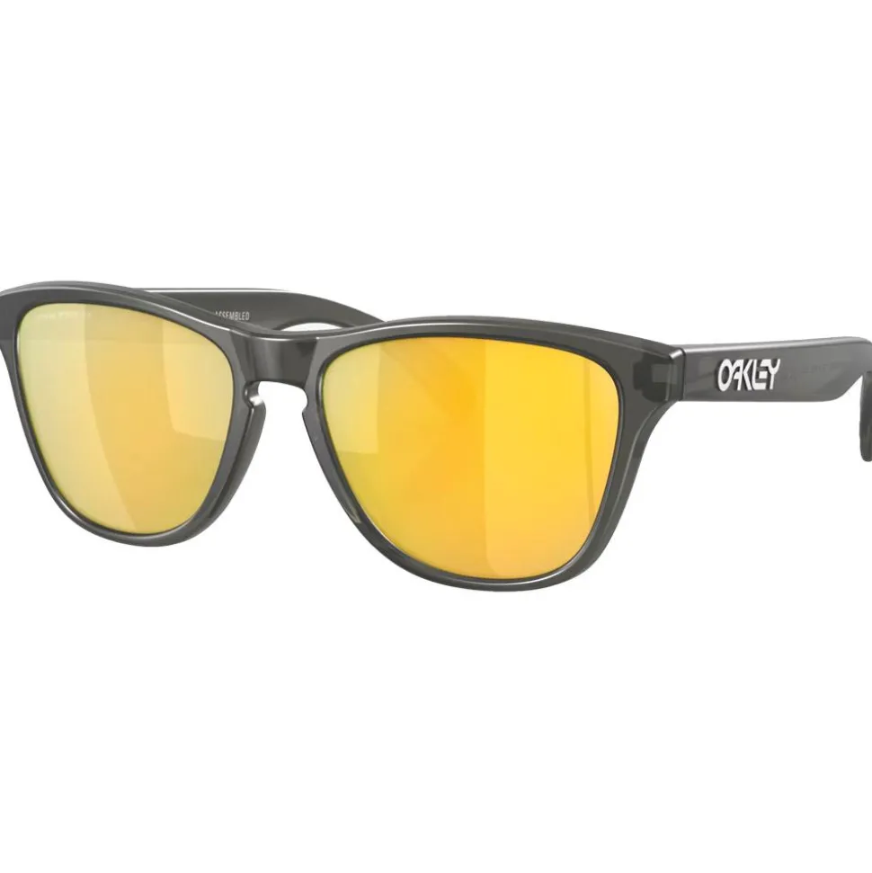 Lunettes de soleil Oakley Frogskins Xs Matte Grey Smoke Prizm 24k Polarized