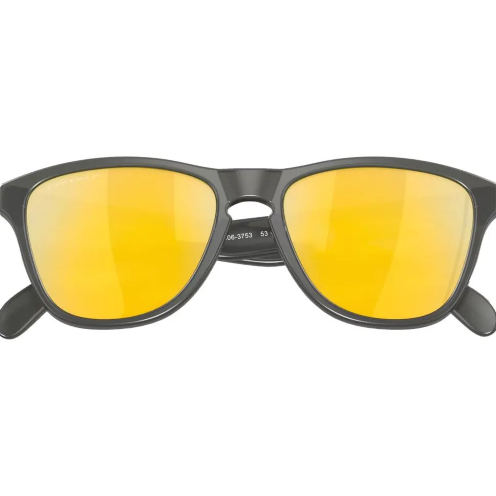 Lunettes de soleil Oakley Frogskins Xs Matte Grey Smoke Prizm 24k Polarized