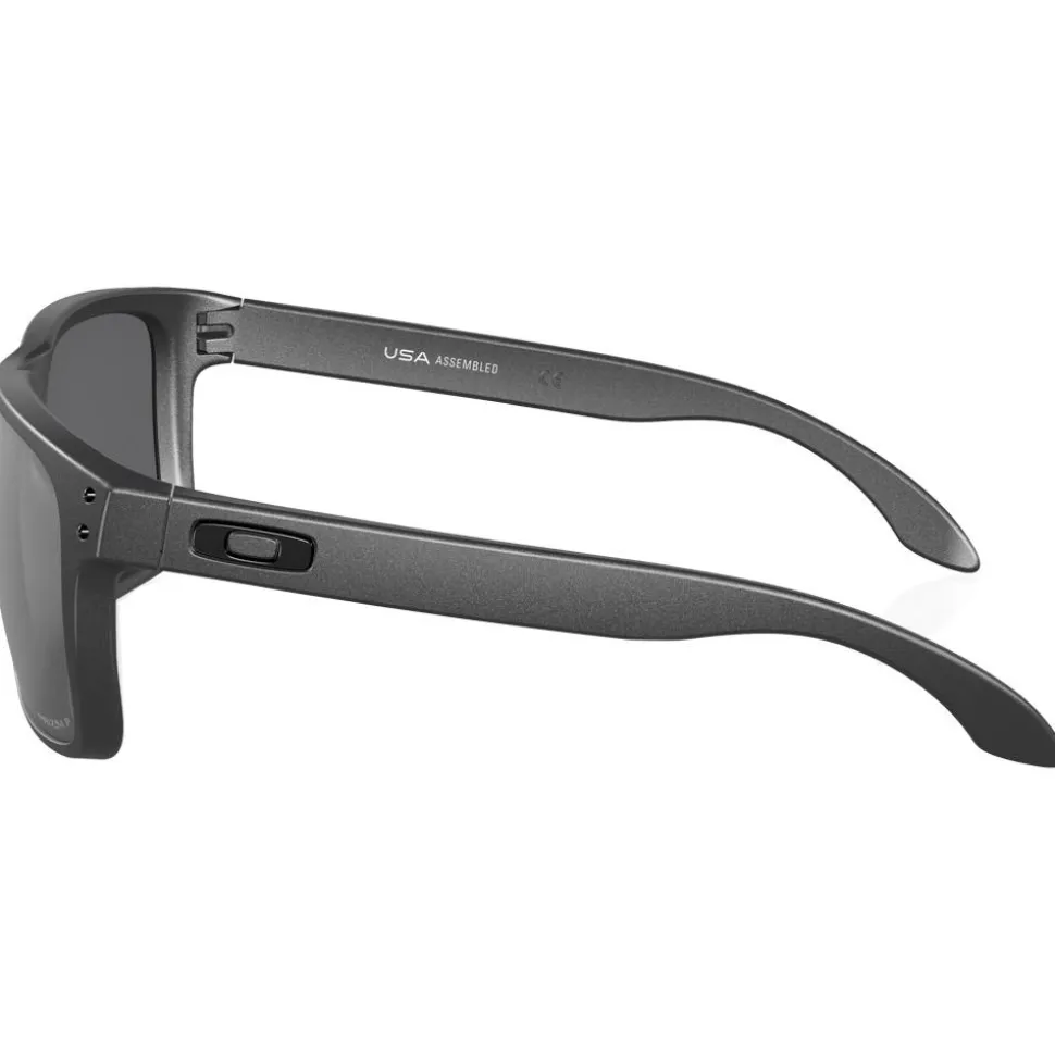 Lunettes de soleil Oakley Holbrook XL Steel Prizm Black Polarized