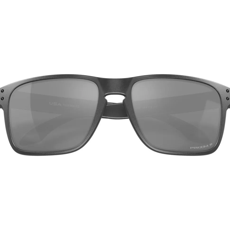 Lunettes de soleil Oakley Holbrook XL Steel Prizm Black Polarized