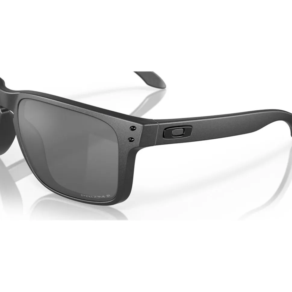 Lunettes de soleil Oakley Holbrook XL Steel Prizm Black Polarized