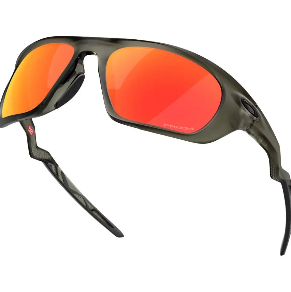 Lunettes de soleil Oakley Lateralis Matte Olive Ink Prizm Ruby
