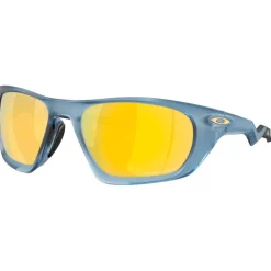 Lunettes de soleil Oakley Lateralis Polaris Matte Trans Abyss Prizm 24k Polarized