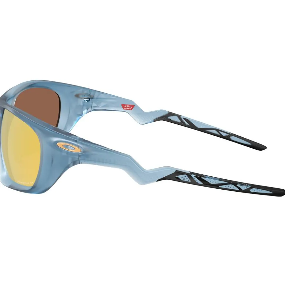Lunettes de soleil Oakley Lateralis Polaris Matte Trans Abyss Prizm 24k Polarized