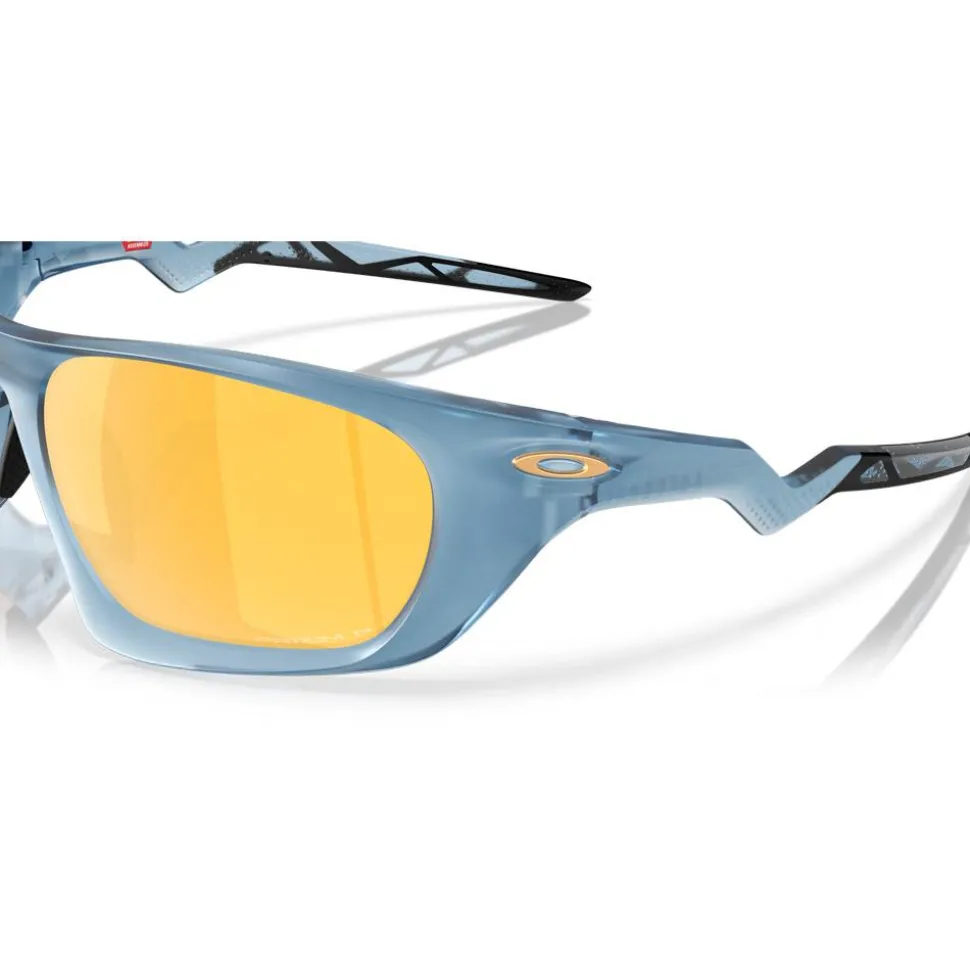 Lunettes de soleil Oakley Lateralis Polaris Matte Trans Abyss Prizm 24k Polarized