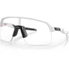 Lunettes de soleil Oakley Sutro Lite Matte White Clear to Black Iridium Photochromic