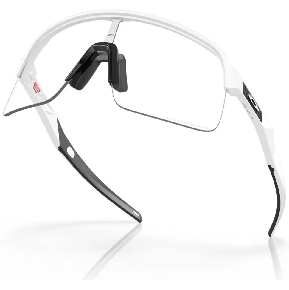 Lunettes de soleil Oakley Sutro Lite Matte White Clear to Black Iridium Photochromic