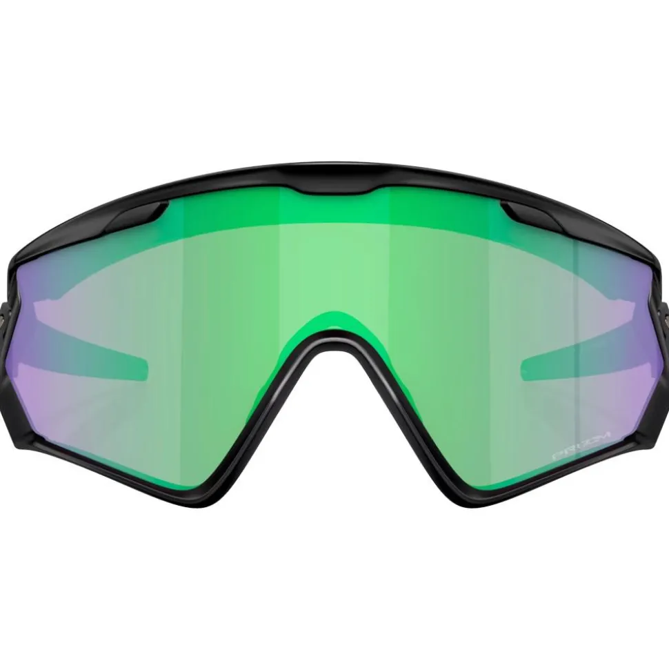 Lunettes de soleil Oakley Wind Jacket 2.0 Matte Black Prizm Road Jade