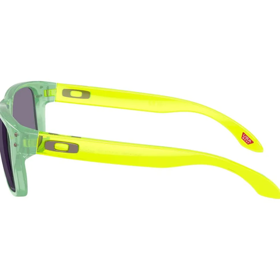 Lunettes de soleil Oakley Holbrook Xxs Transparent Jade Prizm Grey