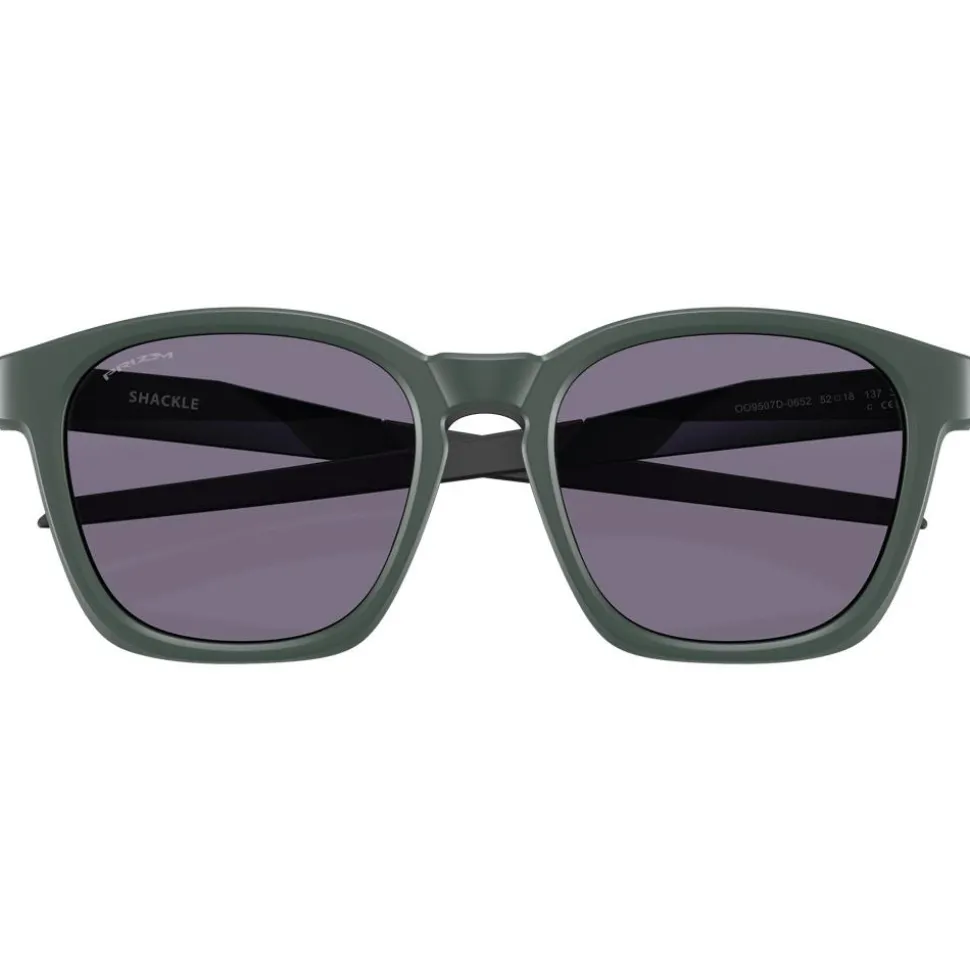 Lunettes de soleil Oakley Shackle Matte Hunter Green Prizm Grey