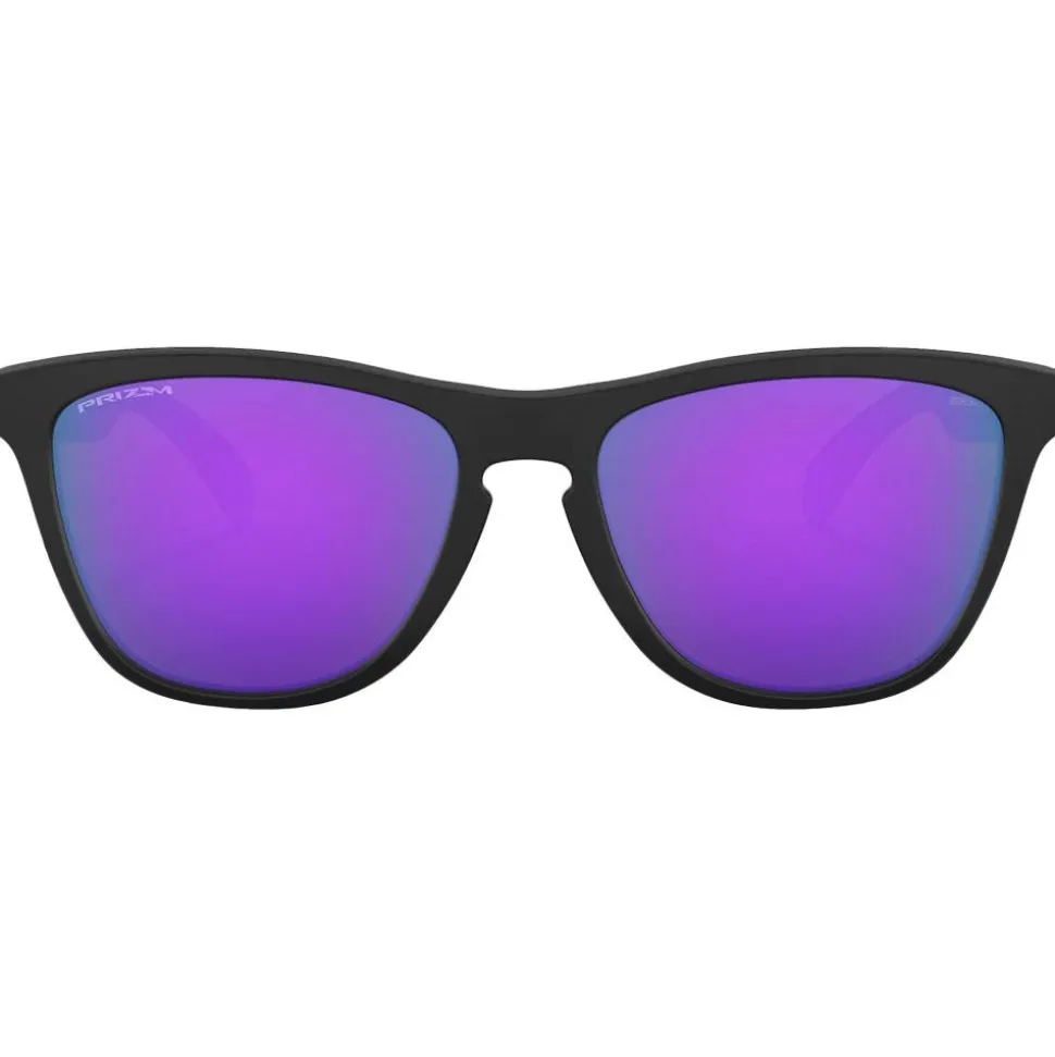 Lunettes de soleil Oakley Frogskins Matte Black Prizm Violet