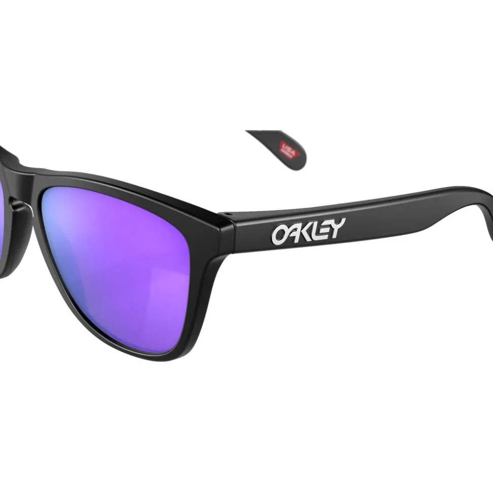 Lunettes de soleil Oakley Frogskins Matte Black Prizm Violet
