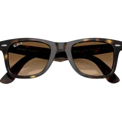 Lunettes de soleil Ray Ban RB4340 Wayfarer Ease Polished Havana Gradient Brown Polar