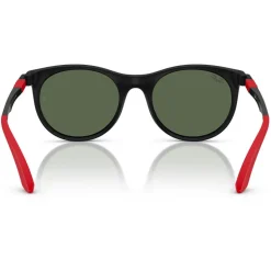 Lunettes de soleil Ray Ban RB9082S Kids Mat Black Dark Green