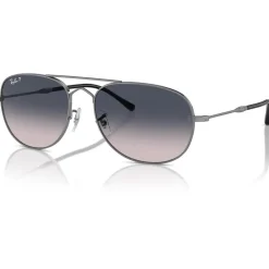 Lunettes de soleil Ray Ban RB3735 Bain Bridge Polished Gunmetal Polar Blue