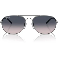 Lunettes de soleil Ray Ban RB3735 Bain Bridge Polished Gunmetal Polar Blue