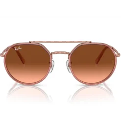 Lunettes de soleil Ray Ban RB3765 Polished Copper Rose Gradient Brown