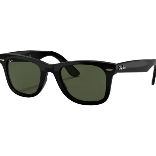 Lunettes de soleil Ray Ban RB4340 Wayfarer Ease Polished Black Green G-15