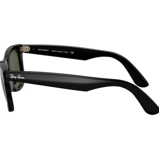 Lunettes de soleil Ray Ban RB4340 Wayfarer Ease Polished Black Green G-15