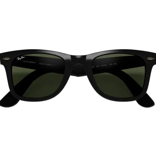 Lunettes de soleil Ray Ban RB4340 Wayfarer Ease Polished Black Green G-15