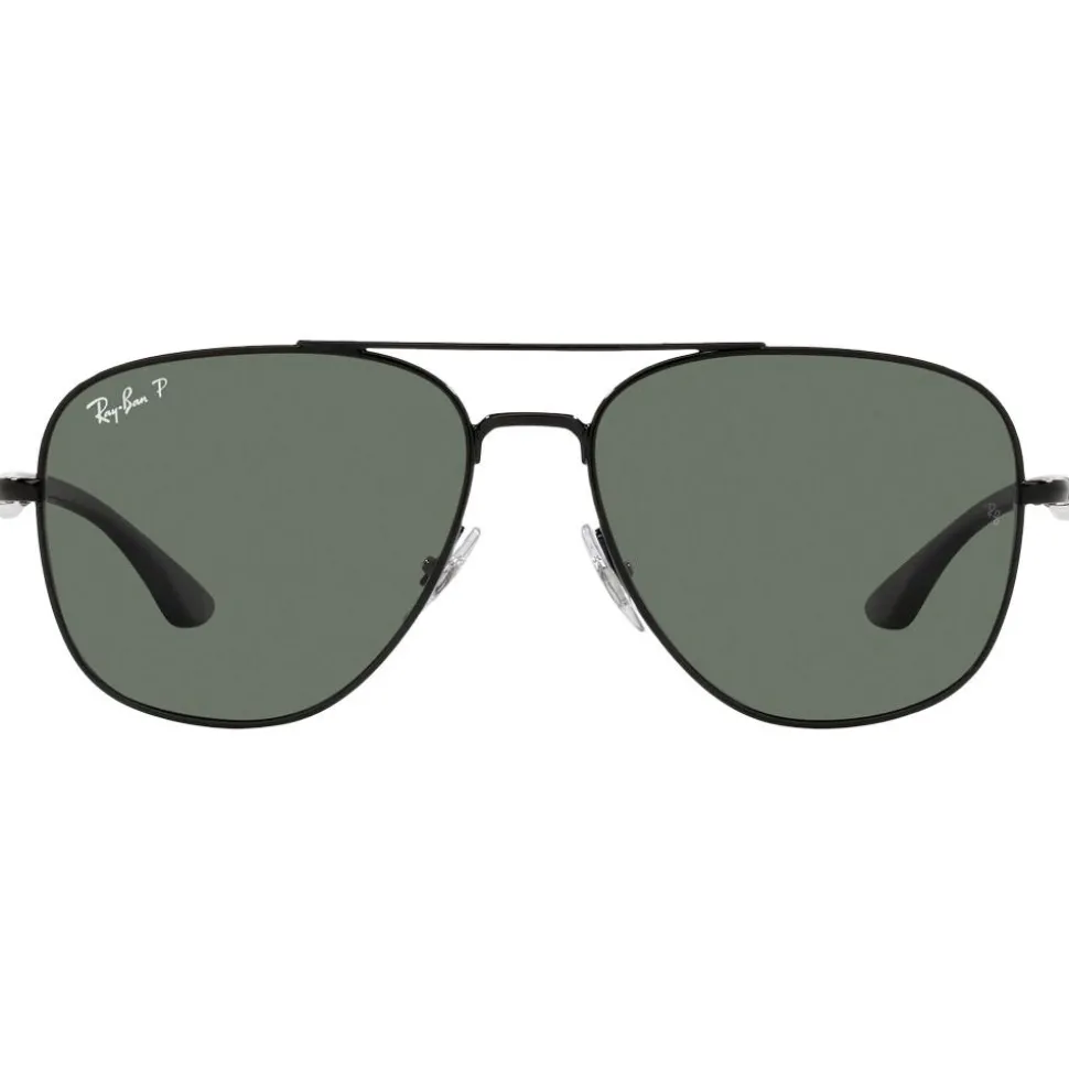 Lunettes de soleil Ray Ban RB3683 Polished Black Green G-15 Polar