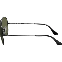Lunettes de soleil Ray Ban RB3025 Aviator Matte Black Green G-15 Polarized