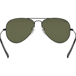 Lunettes de soleil Ray Ban RB3025 Aviator Matte Black Green G-15 Polarized