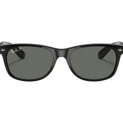 Lunettes de soleil Ray Ban RB2132 New Wayfarer Classic Polished Black Green Polarized