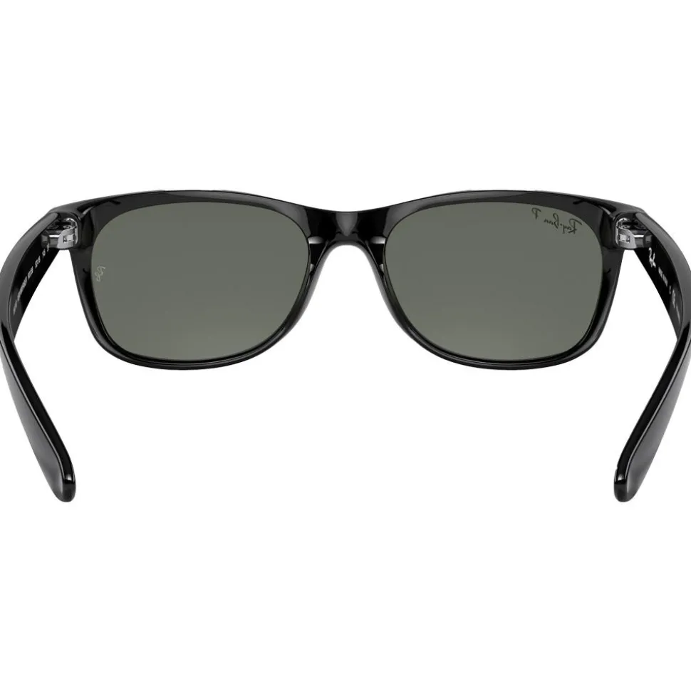 Lunettes de soleil Ray Ban RB2132 New Wayfarer Classic Polished Black Green Polarized
