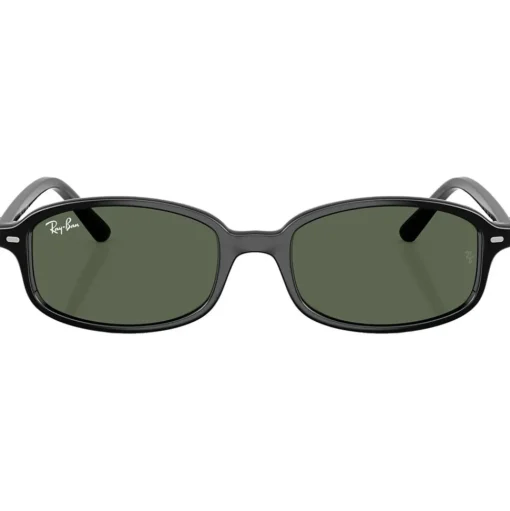 Lunettes de soleil Ray Ban RB9132S Kids Polished Black Dark Green