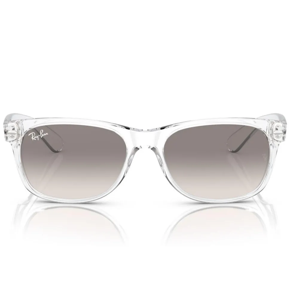 Lunettes de soleil Ray Ban RB2132 New Wayfarer Classic Polished Transparent Light Grey Gradient