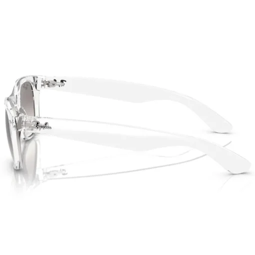 Lunettes de soleil Ray Ban RB2132 New Wayfarer Classic Polished Transparent Light Grey Gradient