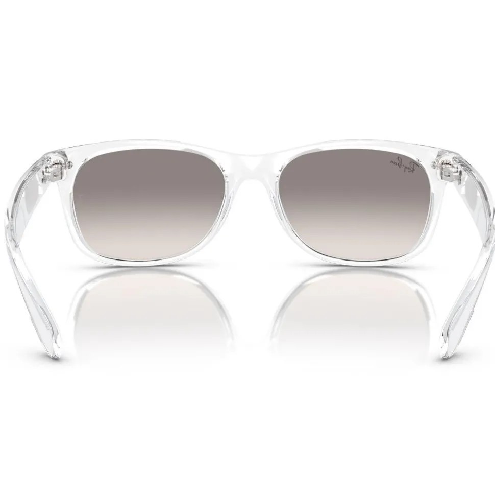 Lunettes de soleil Ray Ban RB2132 New Wayfarer Classic Polished Transparent Light Grey Gradient