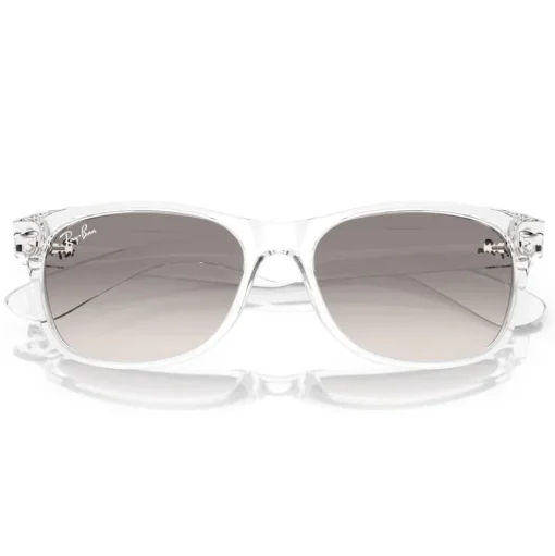Lunettes de soleil Ray Ban RB2132 New Wayfarer Classic Polished Transparent Light Grey Gradient