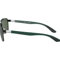 Lunettes de soleil Ray Ban RB3701 Polished Black Green G-15