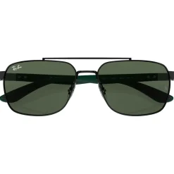 Lunettes de soleil Ray Ban RB3701 Polished Black Green G-15