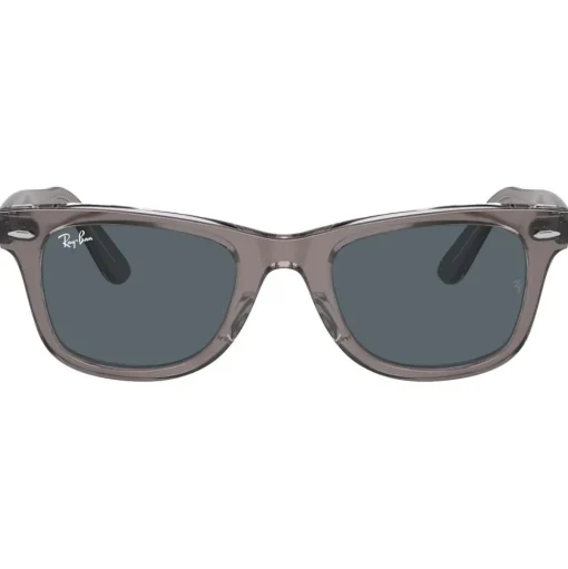 Lunettes de soleil Ray Ban RB2140 Original Wayfarer Classic Polished Grey Transparent Blue
