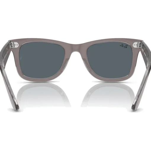 Lunettes de soleil Ray Ban RB2140 Original Wayfarer Classic Polished Grey Transparent Blue