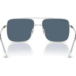 Lunettes de soleil Ray Ban RB3758 Ari Polished Silver Polar Blue
