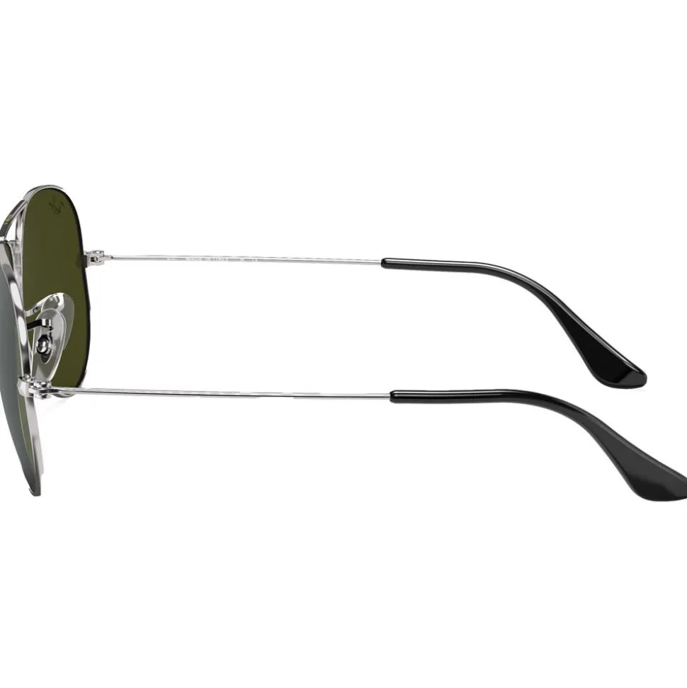 Lunettes de soleil Ray Ban RB3025 Aviator Polished Silver Grey