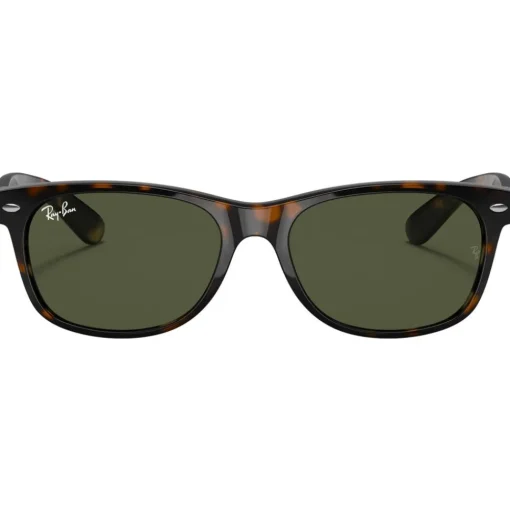 Lunettes de soleil Ray Ban RB2132 New Wayfarer Classic Polished Tortoise Green G-15