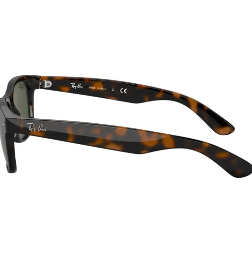 Lunettes de soleil Ray Ban RB2132 New Wayfarer Classic Polished Tortoise Green G-15